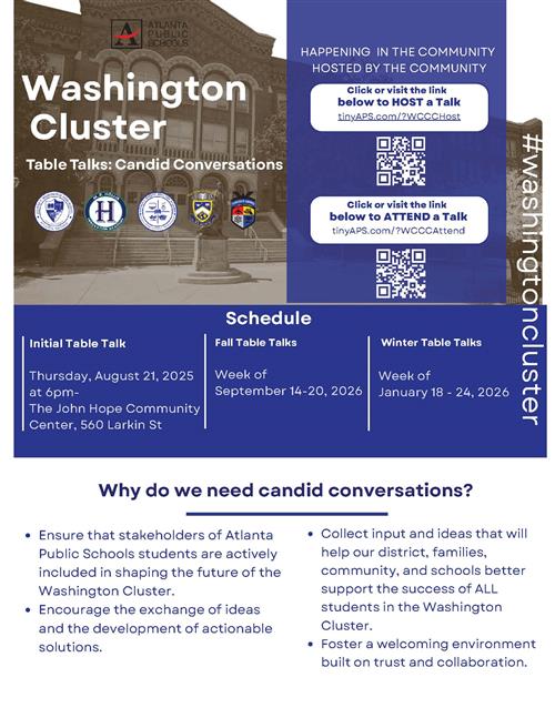 candid conversations flyer